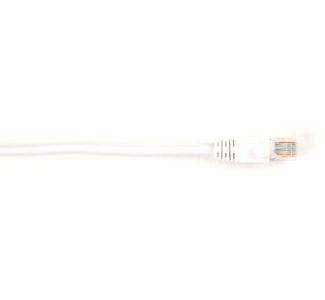 CAT6 250-MHz Molded Snagless Patch Cable UTP CM PVC WH 5FT