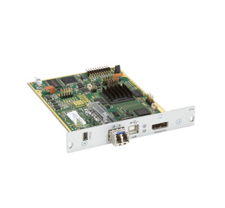 KVM Transmitter DisplayPort 4K30 USB HID HS Fiber Mod Ext Card