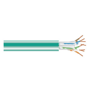 CAT6A 650-MHz Solid Ethernet Bulk Cable - Unshielded (UTP), CMR PVC, Green, 1000-ft. (304.8-m) Spool