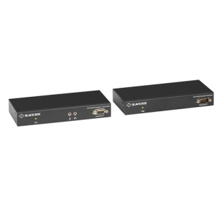 KVM Extender Kit over CATx - Single-Monitor, DVI-D, USB 2.0, Audio, Serial, Local Video Out