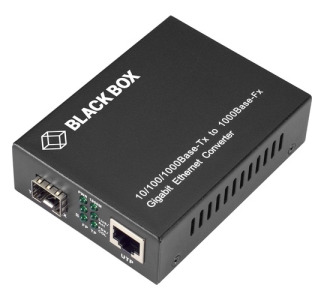 Pure Networking Gigabit Ethernet (1000-Mbps) Media Converter - 10/100/1000-Mbps Copper to 1000-Mbps Fiber SFP