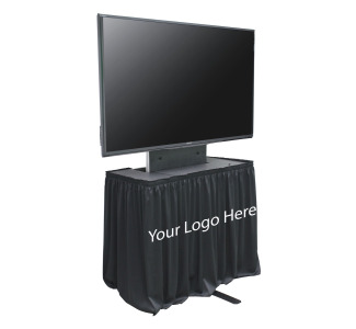 Drape kit for RotoLift ELU-70R customized with Logo