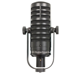 Live Broadcast Studio Recording Dynamic Microphone, Black Finish