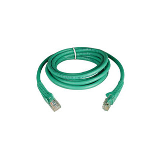 Cat6 Gigabit Snagless Molded Patch Cable (RJ45 M/M) - Green, 7-ft.