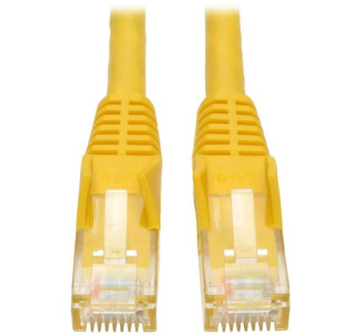 Cat6 Gigabit Snagless Molded Patch Cable (RJ45 M/M) - Yellow, 7-ft.