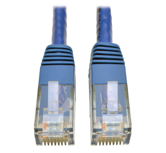 Premium Cat5/5e/6 Gigabit Molded Patch Cable, 24 AWG, 550 MHz/1 Gbps (RJ45 M/M), Blue, 75 ft.