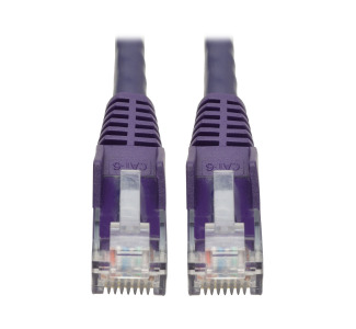 Cat6 Gigabit Snagless Molded UTP Patch Cable (RJ45 M/M), Purple, 6 ft.