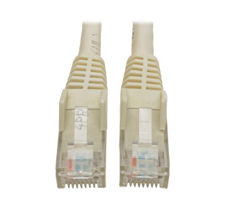 Cat6 Gigabit Snagless Molded UTP Patch Cable (RJ45 M/M), White, 6 ft.