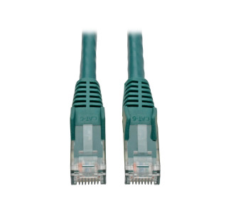 Premium Cat6 Gigabit Snagless Molded UTP Patch Cable, 24 AWG, 550 MHz/1 Gbps (RJ45 M/M), Green, 4 ft.