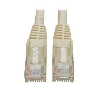 Premium Cat6 Gigabit Snagless Molded UTP Patch Cable, 24 AWG, 550 MHz/1 Gbps (RJ45 M/M), White, 8 ft.
