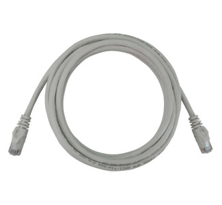 Cat6a 10G Snagless Molded UTP Ethernet Cable (RJ45 M/M), PoE, White, 10 ft. (3.1 m)