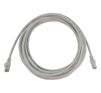 Cat6a 10G Snagless Molded UTP Ethernet Cable (RJ45 M/M), PoE, White, 25 ft. (7.6 m)