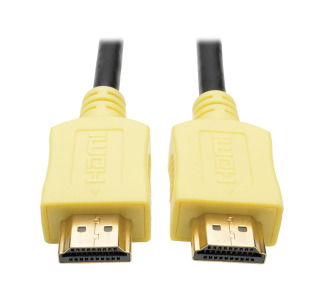 High-Speed HDMI Cable with Digital Video and Audio, Ultra HD 4K x 2K (M/M), Yellow, 6 ft.
