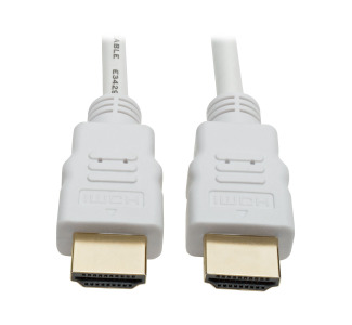High-Speed HDMI 4K Cable with Digital Video and Audio, Ultra HD 4K x 2K @ 30 Hz (M/M), White, 16 ft.