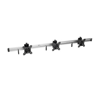Triple Flat-Panel Rail Wall Mount for 10 to 15 TVs and Monitors