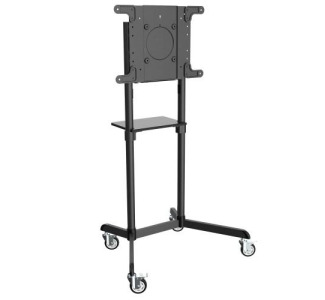 Rolling TV/Monitor Cart for 37 to 70 Flat-Screen Displays, Rotating Portrait/Landscape Mount