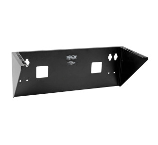 Wallmount Rack 4U Vertical Rack Bracket 175lb Capacity