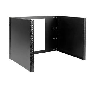 8U Wall-Mount Bracket for Small Switches and Patch Panels, Hinged