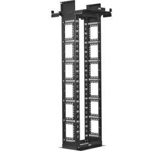 SmartRack 45U Heavy-Duty 2-Post Open Frame Rack, 12