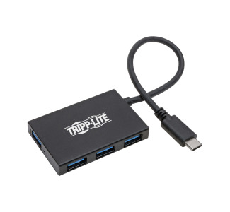 USB 3.1 Gen 1 USB-C Hub, 5 Gbps - 4 USB-A Ports, Thunderbolt 3 Compatible, Portable, Aluminum Housing