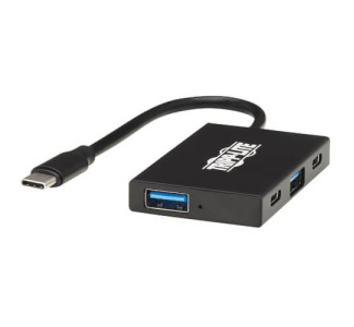 4-Port USB-C Hub - USB 3.1 Gen 2, 10 Gbps, 2 USB-A and 2 USB-C Ports, Thunderbolt 3, Aluminum Housing