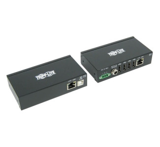 USB over Cat5/Cat6 Extender Kit 4-Port Industrial USB 2.0 w ESD