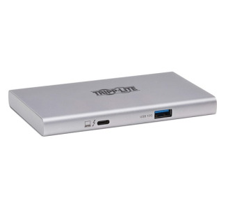 4-Port Thunderbolt 4 Hub - 8K, 2x 4K 60 Hz, USB 3.2 Gen 2, USB-A Port, 100W Charging, Gray