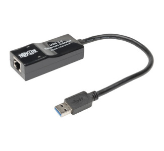 USB 3.0 to Gigabit Ethernet NIC Network Adapter - 10/100/1000 Mbps, Black