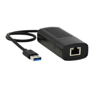 USB to RJ45 Gigabit Ethernet Network Adapter (M/F) - USB 3.1 Gen 1, 2.5 Gbps Ethernet, Black