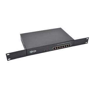 8-Port 10/100/1000 Mbps 1U Rack-Mount/Desktop Gigabit Ethernet Unmanaged Switch with PoE+, 140W