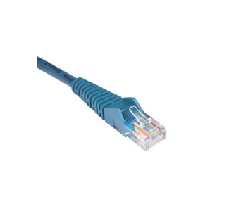 Cat5e 350MHz Snagless Molded Patch Cable (RJ45 M/M) - Blue, 8-ft.