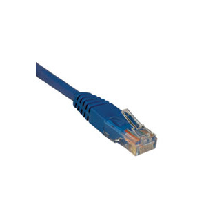 Cat5e 350MHz Molded Patch Cable (RJ45 M/M) - Blue, 20-ft.