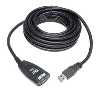 USB 3.0 SuperSpeed Active Extension Repeater Cable (A M/F), 5M (16-ft.)