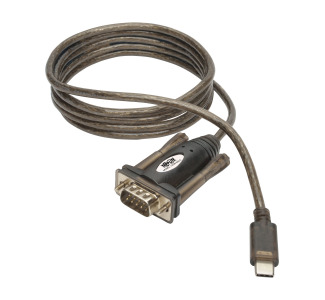 USB 2.0 USB-C to DB-9 Adapter Cable USB-C to RS-232 M/M 5' 5ft