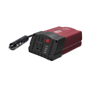 150W PowerVerter Ultra-Compact Car Inverter with AC Outlet and 2 USB Charging Ports