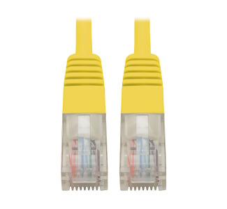 Cat5e 350 MHz Molded UTP Patch Cable (RJ45 M/M), Yellow, 2 ft.