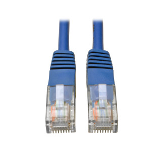 Cat5e 350 MHz Molded UTP Patch Cable (RJ45 M/M), Blue, 12 ft.
