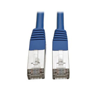 Cat5e 350 MHz Molded Shielded STP Patch Cable (RJ45 M/M), Blue, 6 ft.