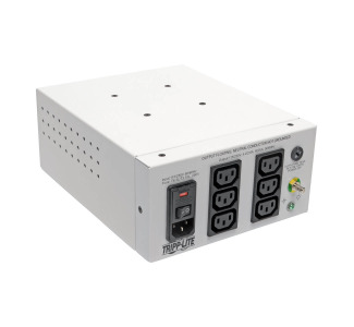Isolator Series Dual-Voltage 115/230V 600W 60601-1 Medical-Grade Isolation Transformer, C14 Inlet, 6 C13 Outlets