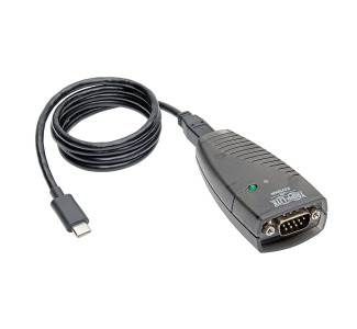 USB-C to Serial Adapter (DB9) - Keyspan, High-Speed (M/M), Detachable Cable, TAA