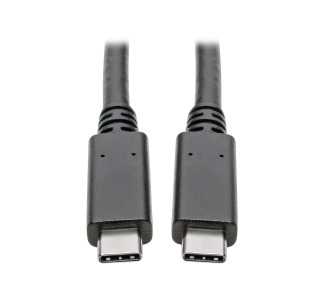 USB Type-C to Type-C Cable, M/M, 3.1, Gen 1, 5 Gbps, 6 ft. - Thunderbolt 3, USB-IF Certified, 3A