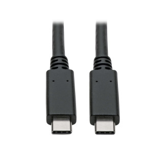 USB-C to USB-C Cable (M/M) - 3.1, 10 Gbps, 5A Rating, USB-IF Certified, Thunderbolt 3, 3 ft.