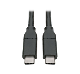 USB-C to USB-C Cable (M/M) - 2.0, 5A Rating, USB-IF Certified, Thunderbolt 3 Compatible, 13 ft.