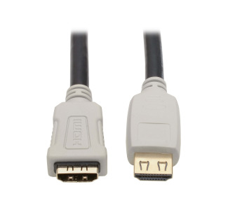 High-Speed HDMI 2.0b Extension Cable, Gripping Connector - 4K Ethernet, 60Hz, 4:4:4, M/F, 15ft
