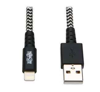 Heavy-Duty USB Sync/Charge Cable with Lightning Connector, 10 ft. (3 m)