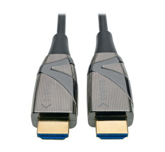 High-Speed HDMI 2.0 Fiber Active Optical Cable - 4K x 2K HDR at 60 Hz, 4:4:4, M/M, Black, 100m