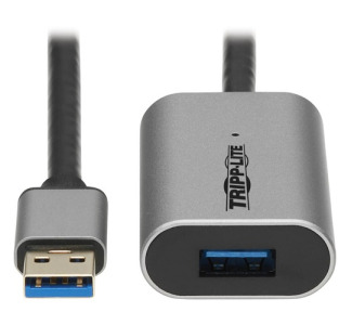 USB 3.2 Gen 1 Active Extension Repeater Cable (M/F), Aluminum Housing, 10 m (32.8 ft.)