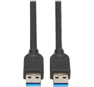 USB 3.0 SuperSpeed A to A Cable for Tripp Lite USB 3.0 All-in-One Keystone/Panel Mount Couplers (M/M), Black,15 ft. (4.6 m)