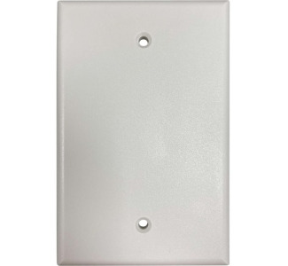 Safe-IT Blank Wall Plate, Antibacterial, Ivory Matte, TAA