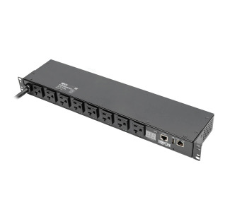1.9kW Single-Phase Switched PDU, LX Platform Interface, 120V Outlets (8 5-15/20R), NEMA L5-20P, 12 ft. Cord, 1U Rack, TAA